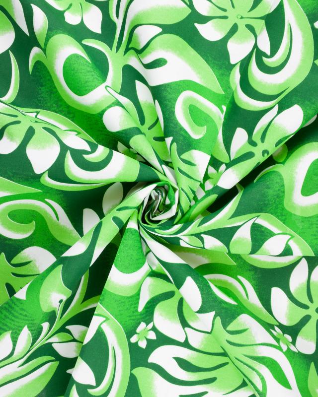 Polynesian fabric ORANA Green - Tissushop